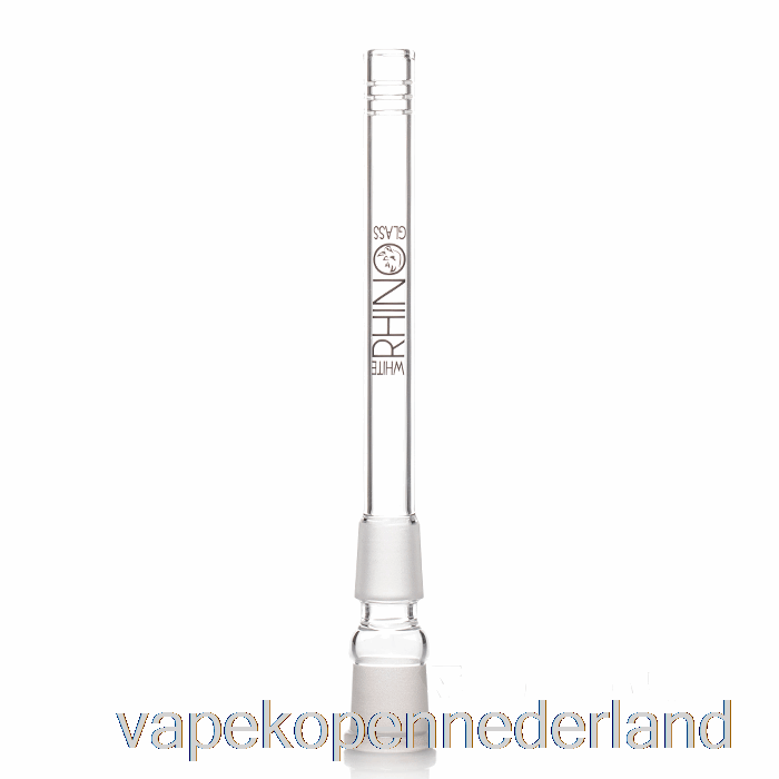Vape Nederland Witte Neushoorn 19/19 Glazen Downstem 6inch